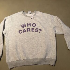 Gray Rex Orange County Sweatshirt Who Cares?